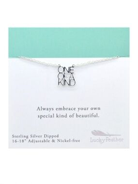 One of a kind sterling silver necklace